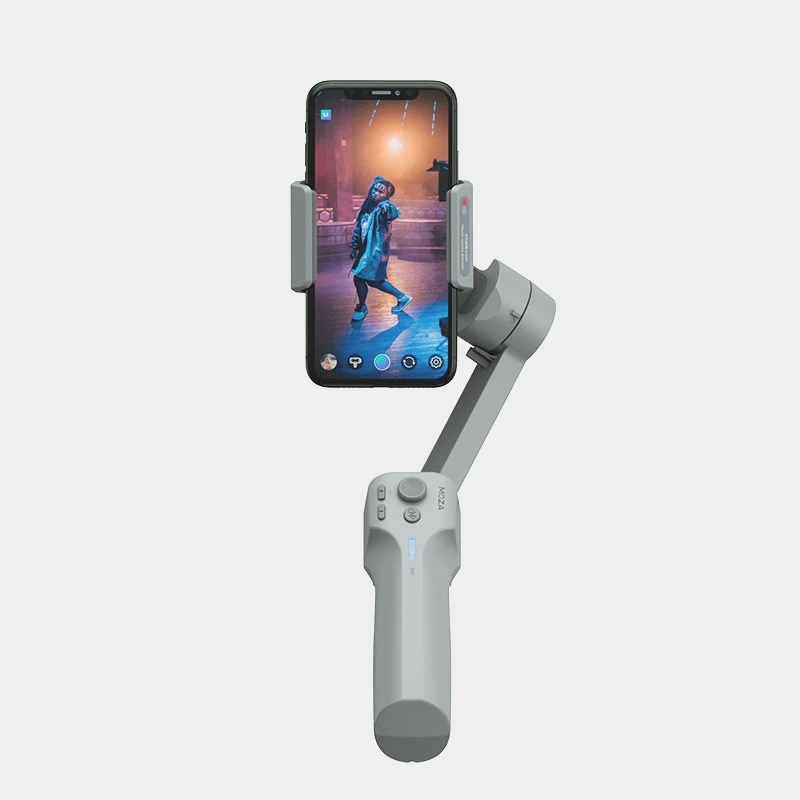 MOZA Mini MX 3 Axis Foldable Handheld Gimbal Stabilizer for Action Camera and Phone(Grey). 