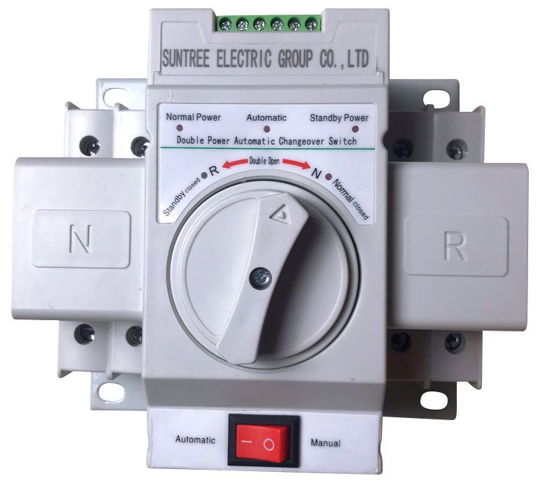 63A Automatic Changeover(Transfer/Rotary/Cam) Switch, Single Phase. 