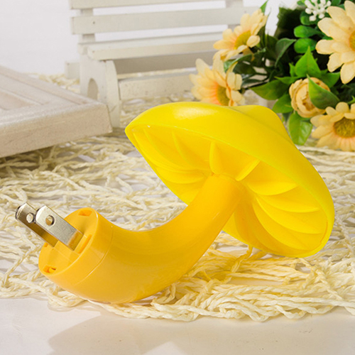 Intelligent Optical Control Switch Mushroom Shaped Yellow Led Night Light Lamp 12 Intelligent Optical Control Switch Mushroom Shaped Yellow Led Night Light Lamp