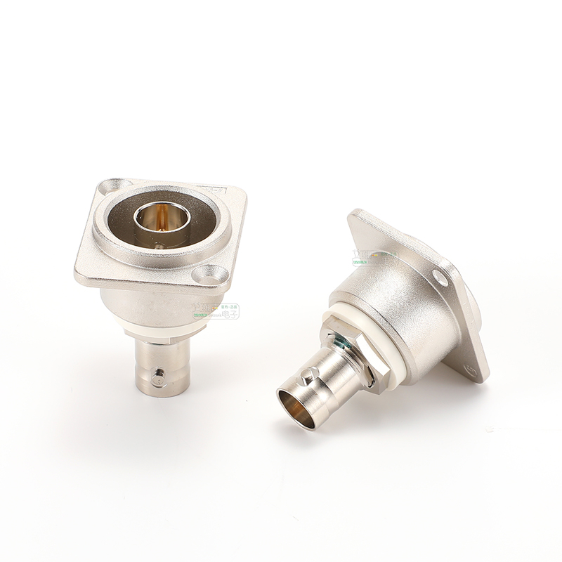 CANARE HD 75Ω BNC Receptacles Q9 12G-SDI Video Socket D-type Flange Panel Solderless Connector BCJ-JRUDK. 