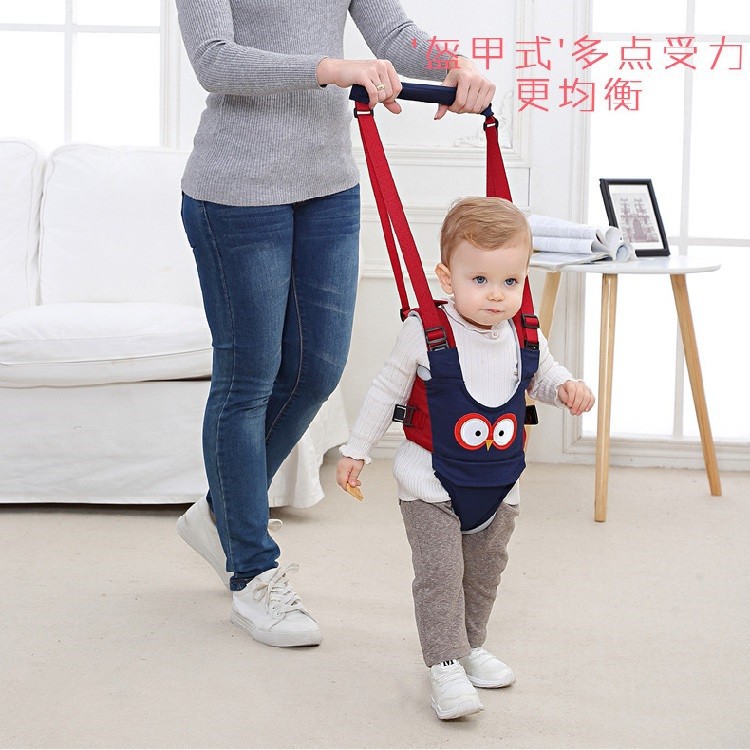 Breathable basket style baby walking belt, safe traction rope learn how to walk, and anti loss belt for children