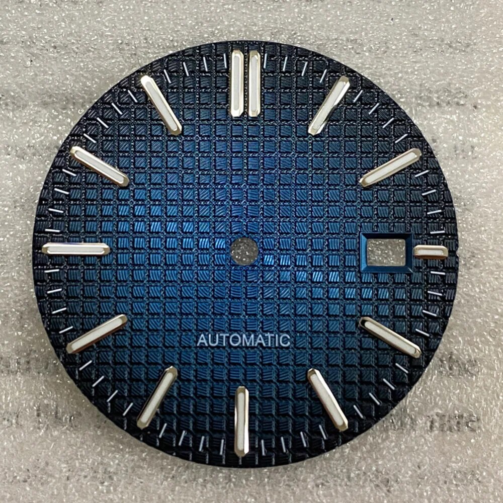 31.8mm Dial, Suitable for NH35/NH36 Mechanical Movement,Green Luminous Scale, Modified Parts of Oak Mechanical Watch. 