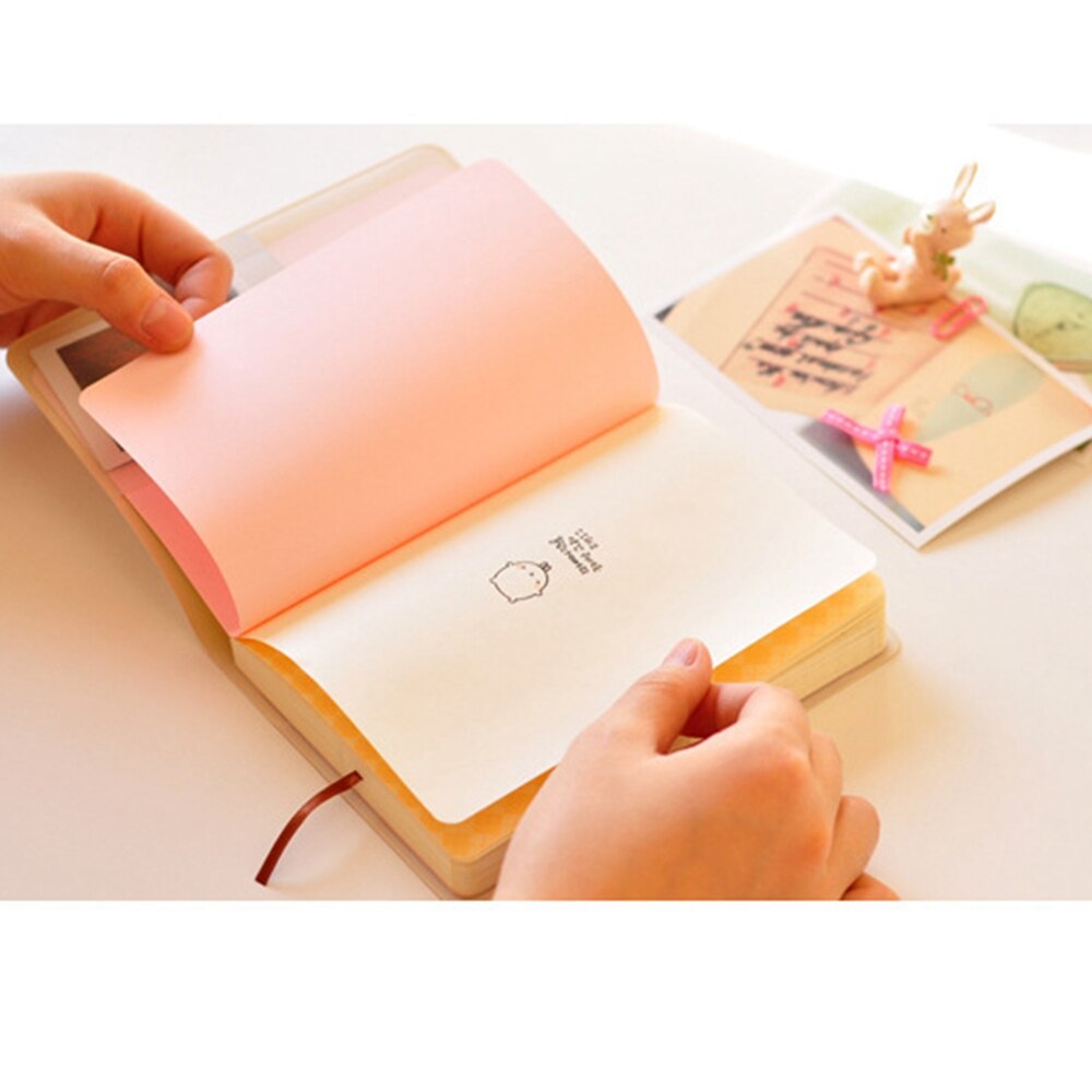 【happy one】Notebook Pocket Diary Diary 2018-2019 Memo Scheduler Fashion Planner Kawaii Rabbit. 