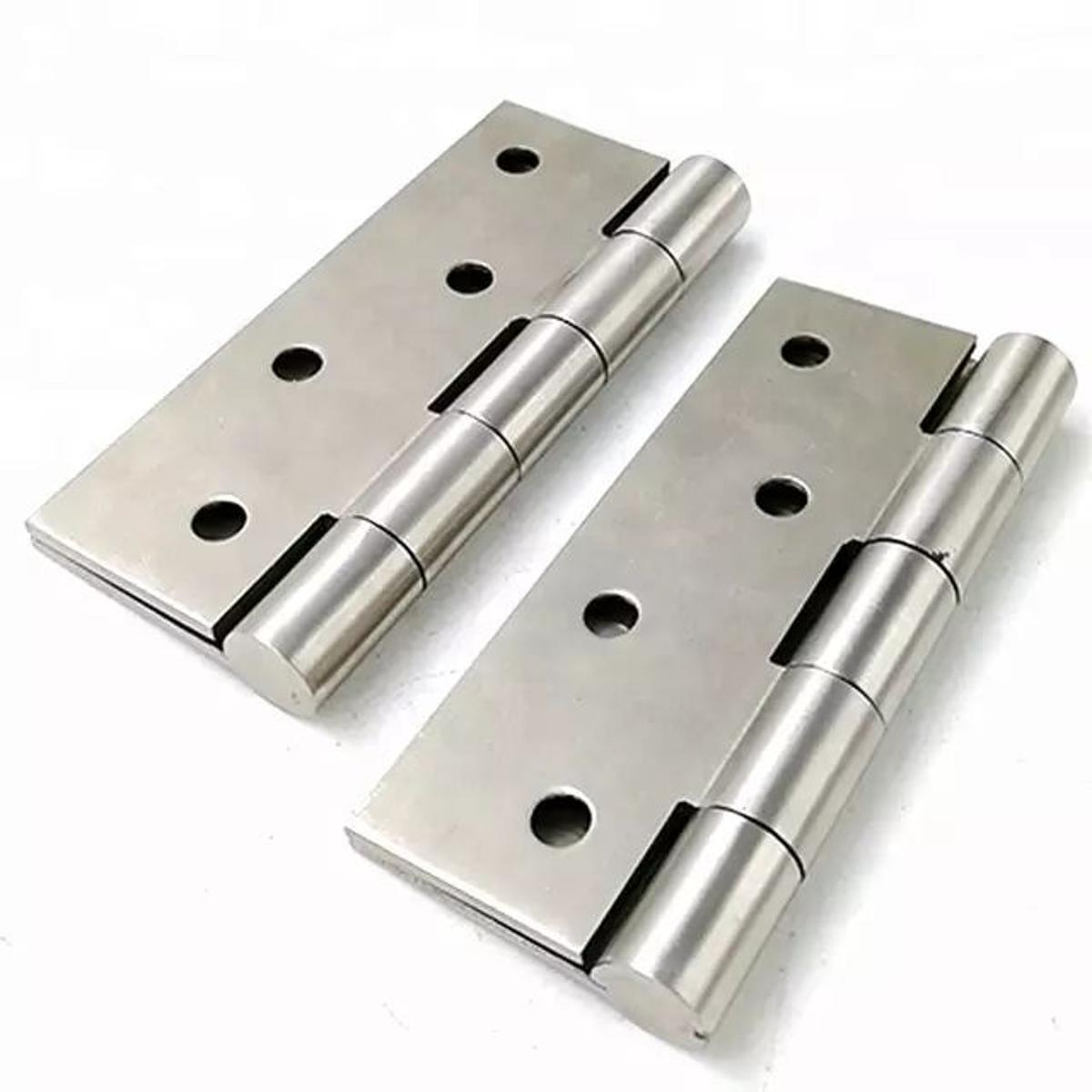 4" SS Door Hinges(8ps),4mm without cap