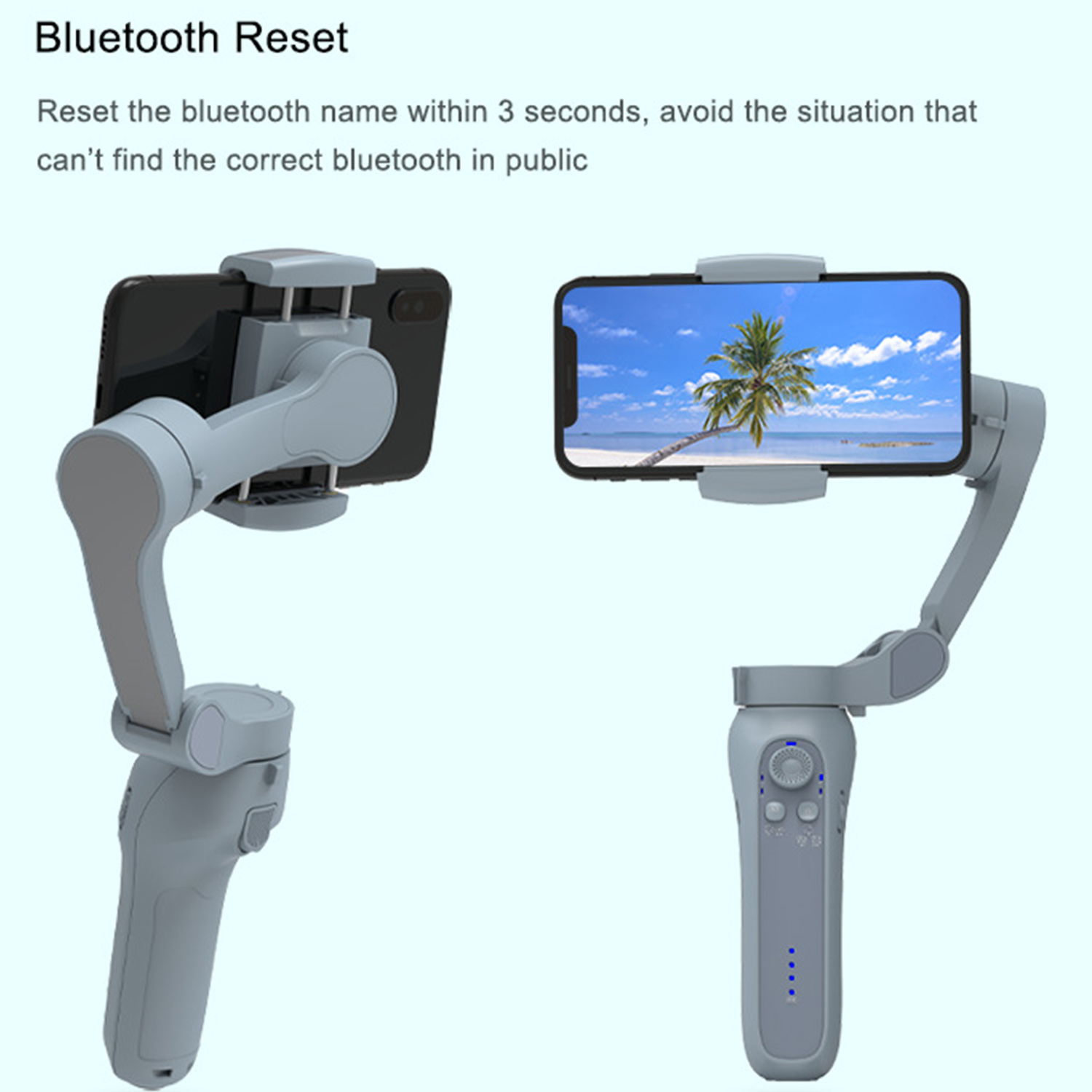 L7B L7C Pro 3-Axis Phone Stabilizer Pocket Handheld Gimbal Face