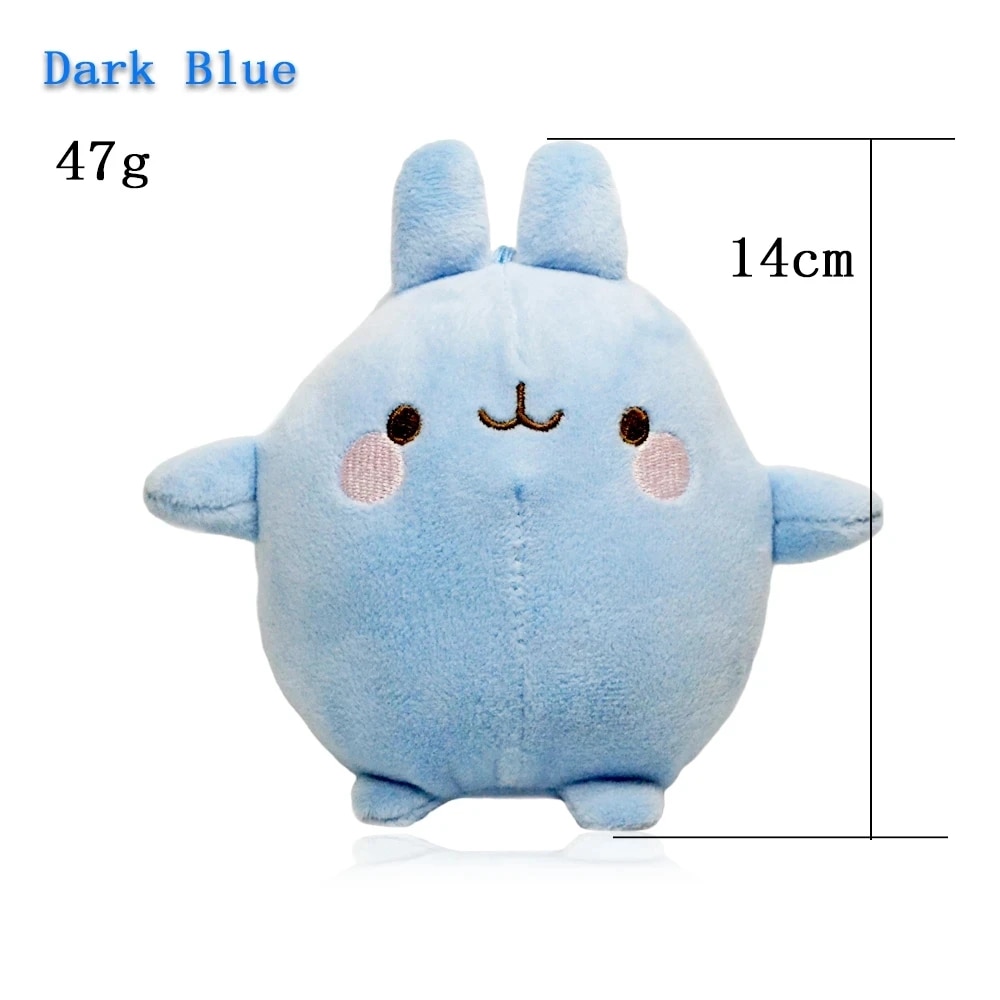 Genuine 14cm MOLANG Piu Piu Plush Toys Pendant Cartoon Animal Rabbit Chick Cute Keychain Stuffed Dolls for Child Christmas Gift. 
