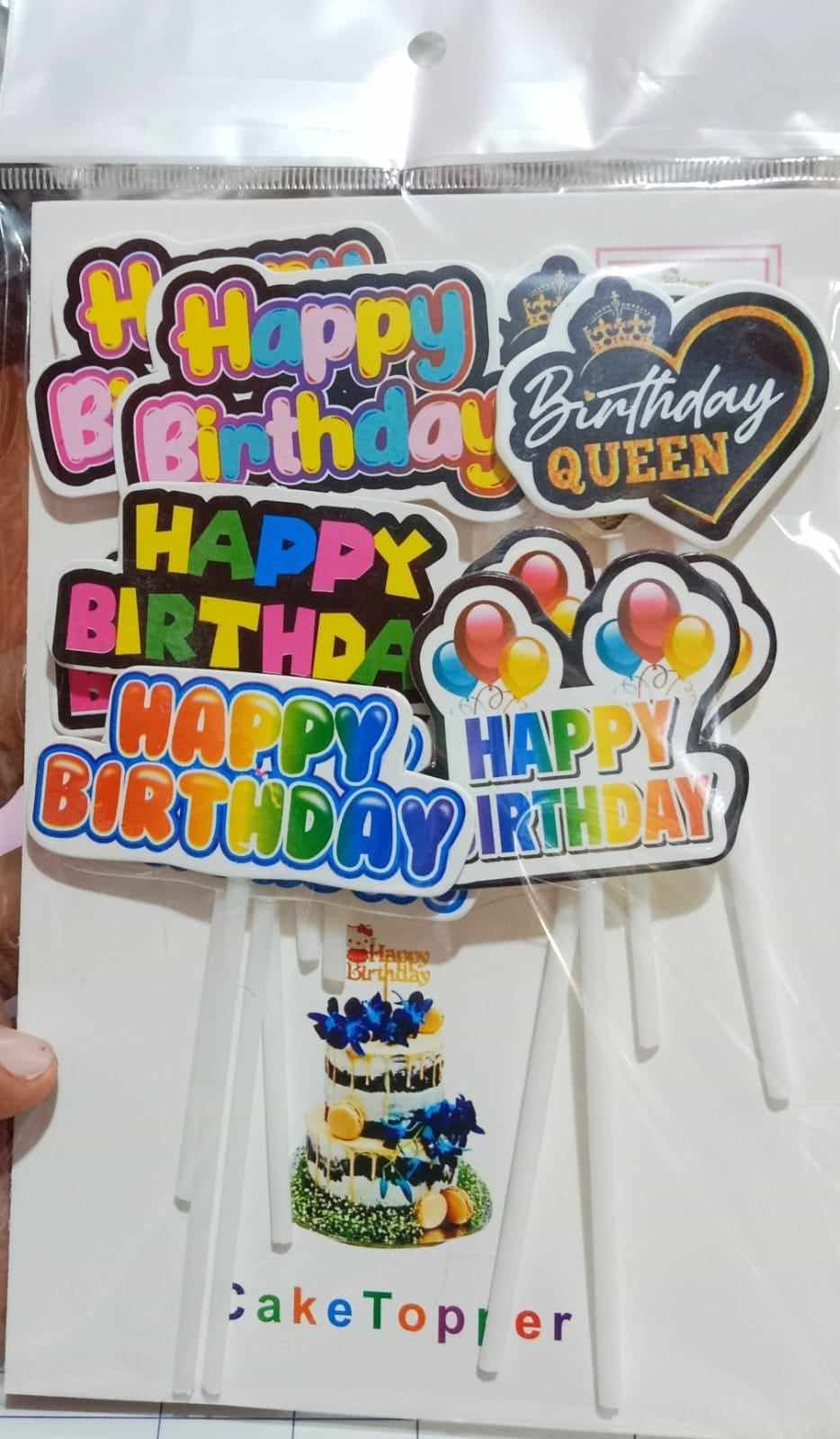 Good quality Diffrent type Cake Topper Child Birthday topper 10 PCS set (New)