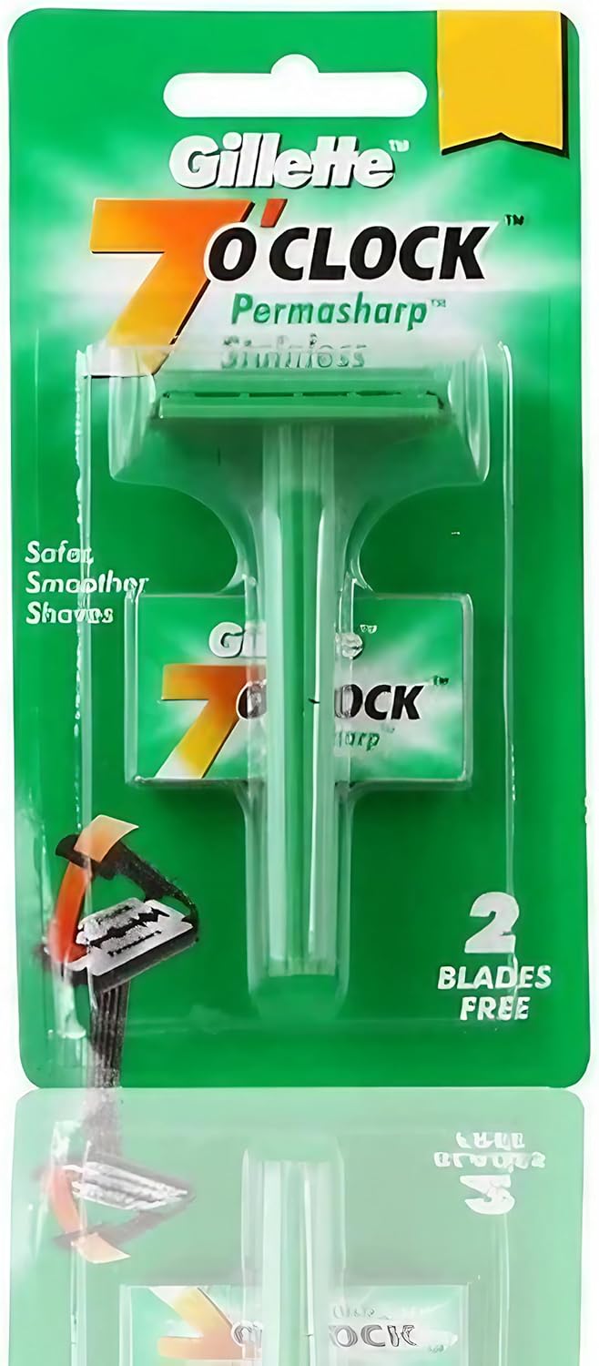 Gillette 7 O’Clock Permasharp Stainless Razor. 