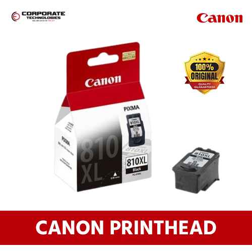 Canon PG-810 Print Head (Black )  , Standard For Canon PIXMA iP2770/ iP2772 /MP237/ MP245 / MP258/ MP258/ MP276/ MP287/ MP486/ MP496/ MP497/ MX366/ MX338/ MX347/ MX357/ MX366/ MX416/ MX426 Printer.| GENUINE Made in Japan |. 