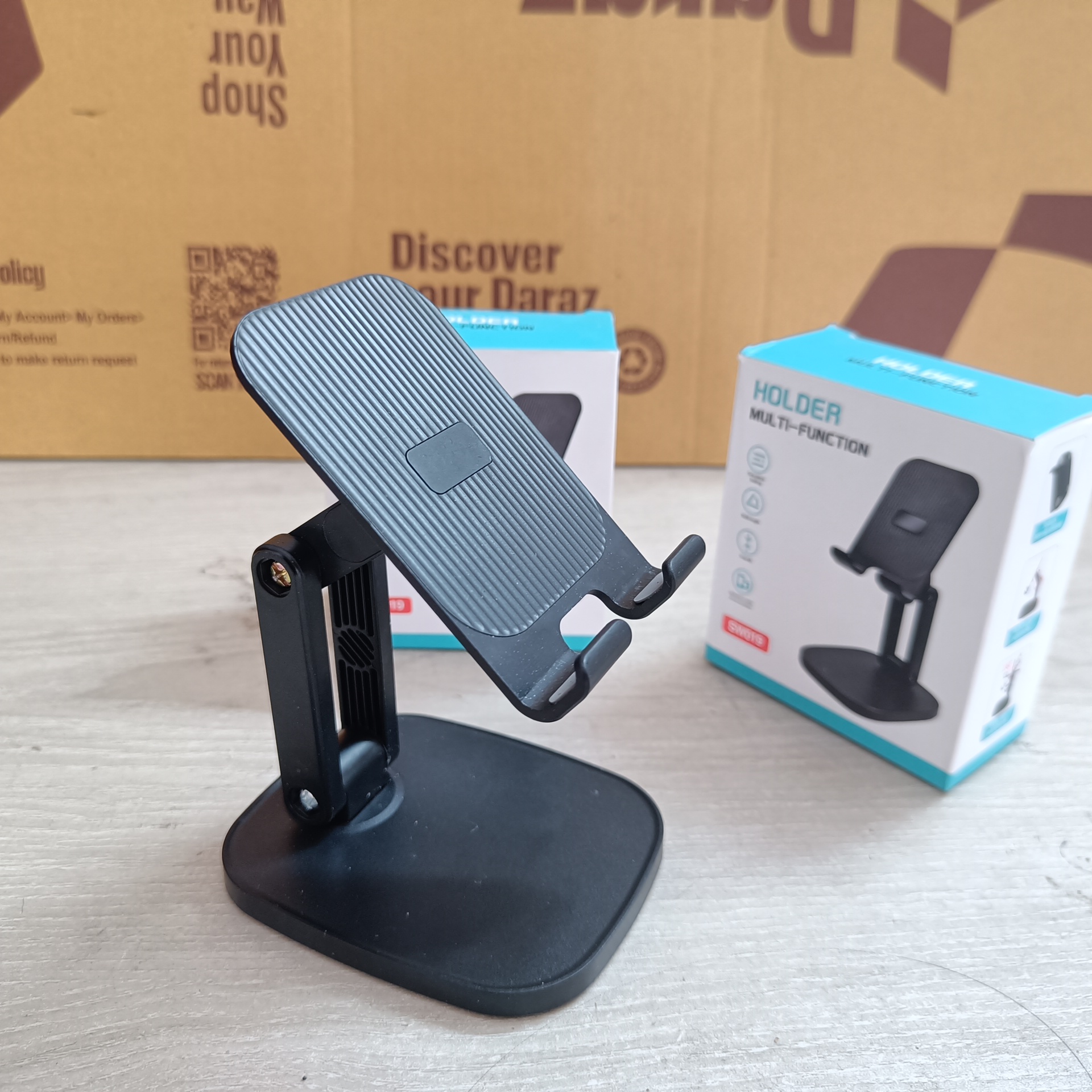 SW-019 Mobile Phone Holder Stand - Black - Phone Stand - Mobile Stand