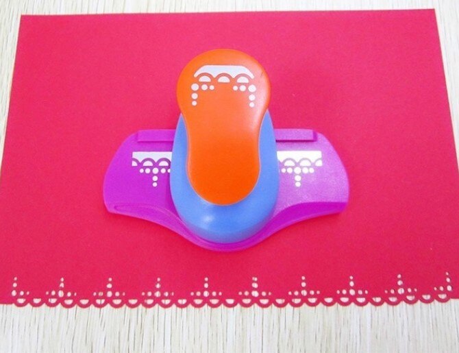 【DIV MALL】（NEW）Embossing Device Edge Diy Machine Scrapbooking Paper Cutters Decorative Punch Flower Hole Puncher Handmade