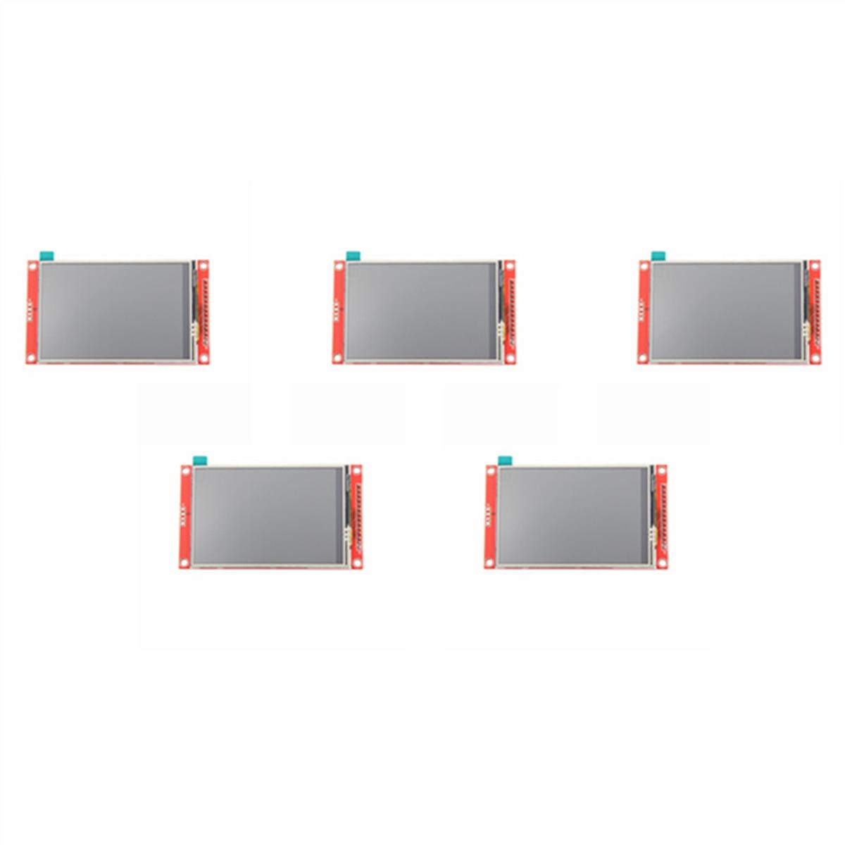 5pcs 3.5 Inch 480X320 SPI Serial TFT LCD Module Display Screen with Press Panel Driver IC ILI9488 for MCU
