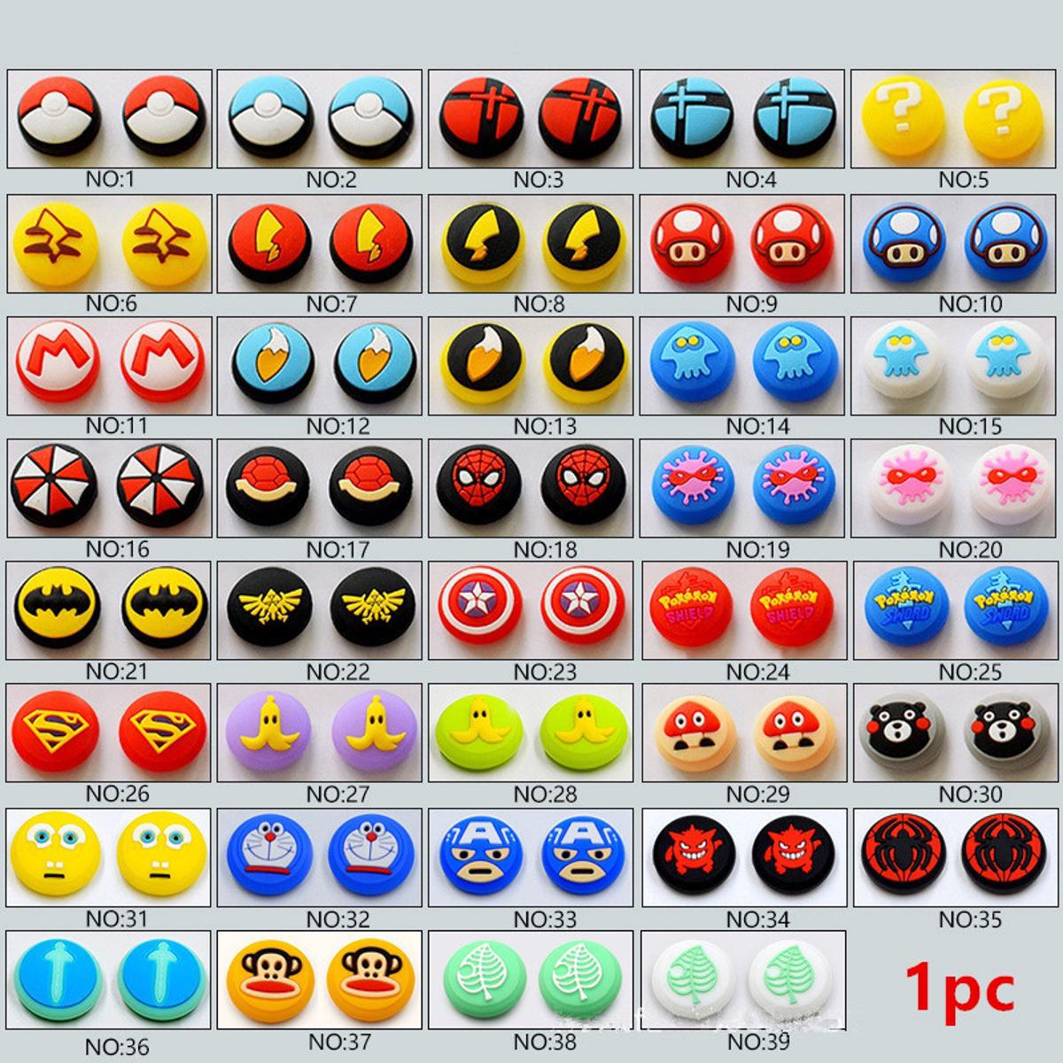 1pc Paw Claw Thumb Stick Grip Cap Nintendo Switch/Switch OLED Joy-con Handle Button Cap Pokemon Contra Silicone Cap 1piece