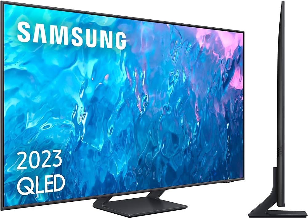 SAMSUNG 55-Inch QLED 4K Q70C Quantum HDR, Dual LED, Q-Symphony, Motion Xcelerator Turbo+,  Smart TV 2023