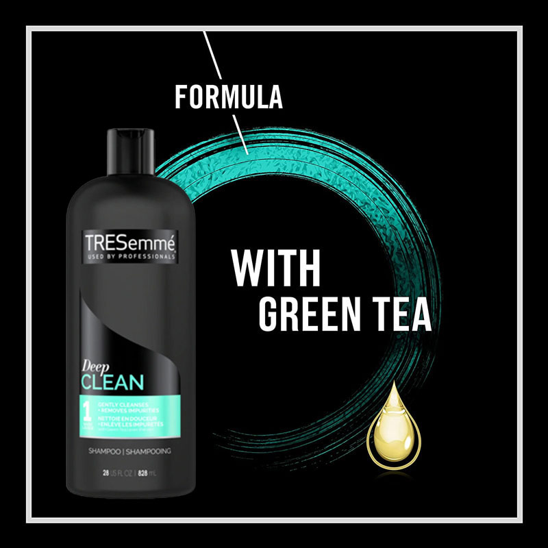 Tresemme Deep Clean Gently Cleanses & Removes Impurities Shampoo 828ml ||  The MallBD