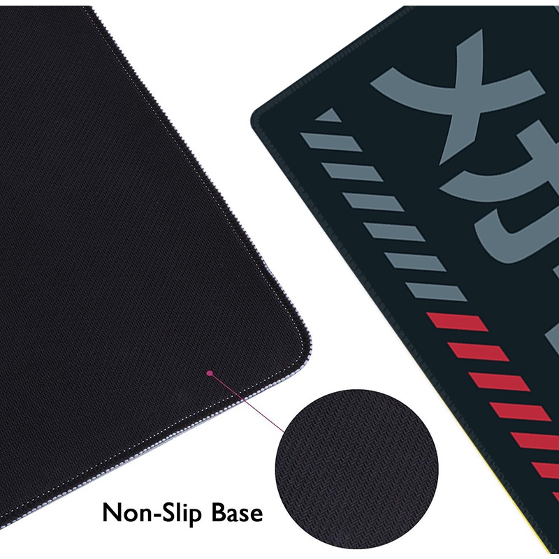 DIXIE MECH/OMNITYPE MousePads Bicolor Gaming Mouse Pad Black Large Extended Mousepad XL Gaming Deskpa. 