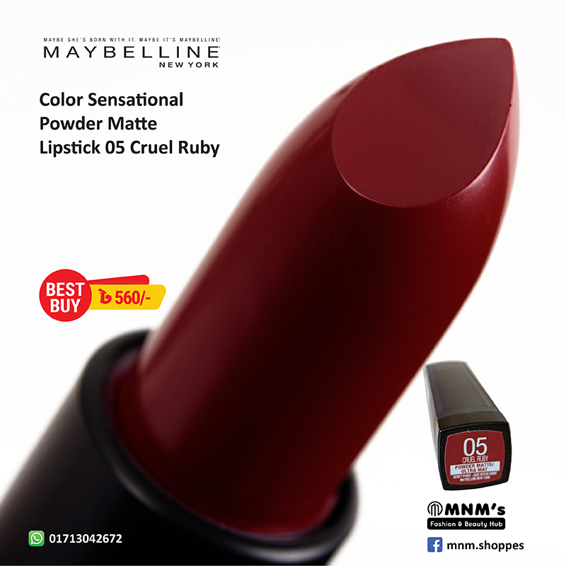 maybelline powder matte lipstick price