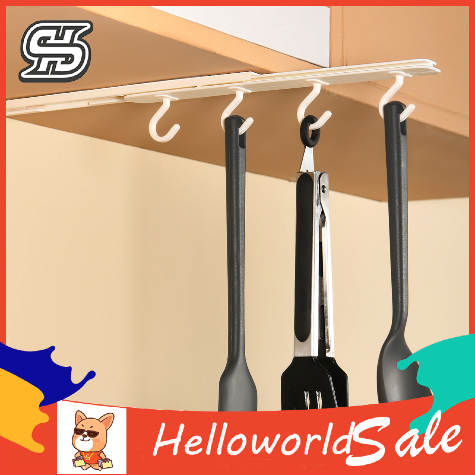Hanger Hook Spe Saving Noise-free Upside Down Towel Rk. 