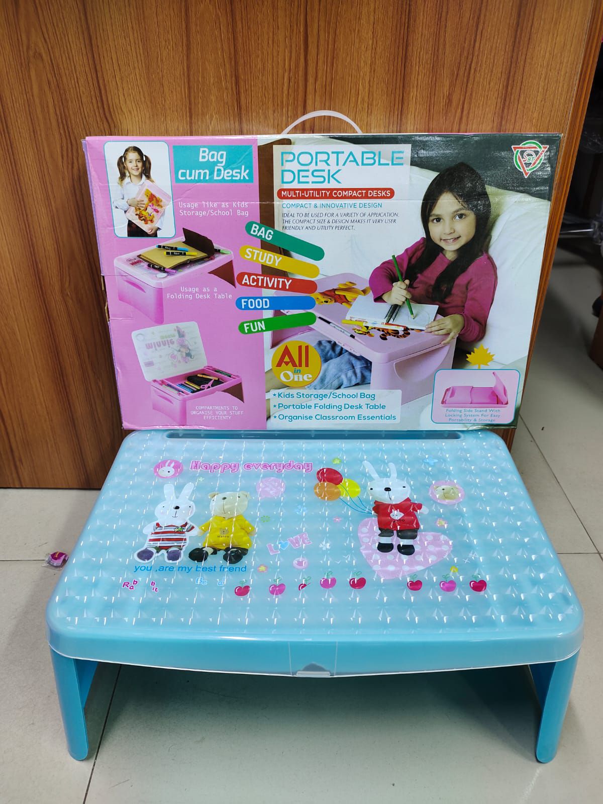 Portable Folding Reading Desk Laptop Desk For Baby Or Kid