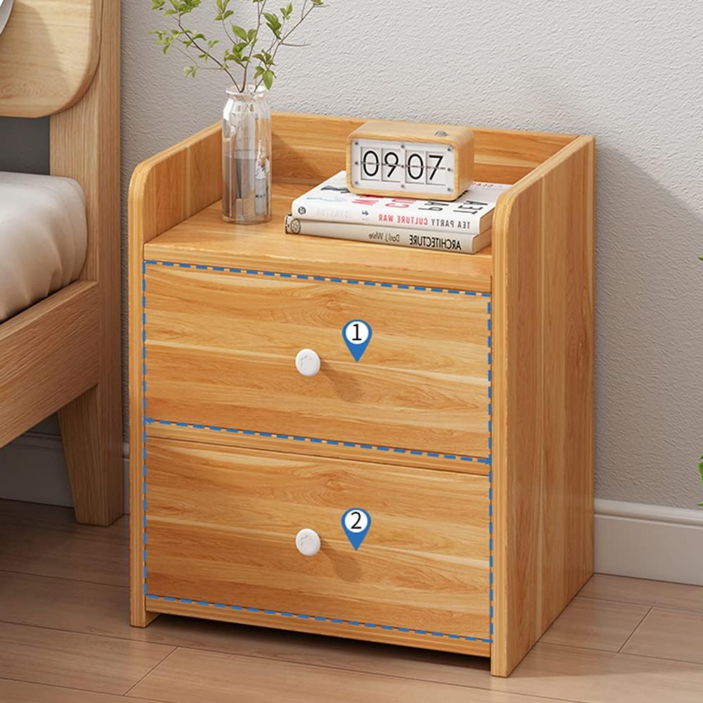 Generic Bedside Table for Bedroom Bedside Table Simple Modern Economical Storage Locker with Lock Simple Bedroom Bedside  Cabinet for Home Office,20/16. 