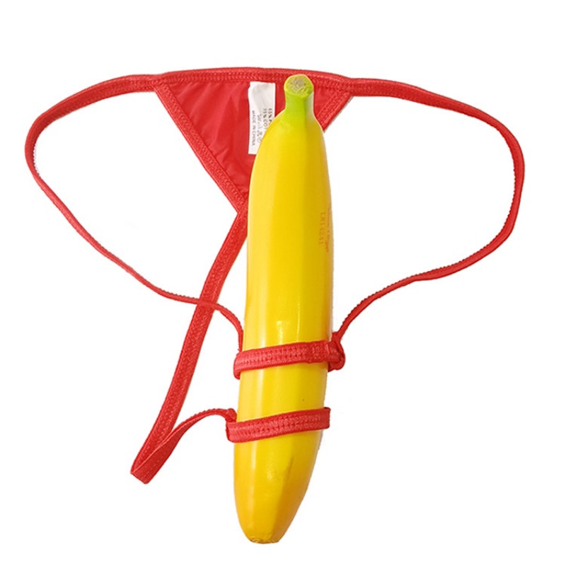 Men G-string with Hole Loop Bikini Brief Revealing JJ Lingerie Panties Gay Pouch Crotchless Underwear T-back Thong