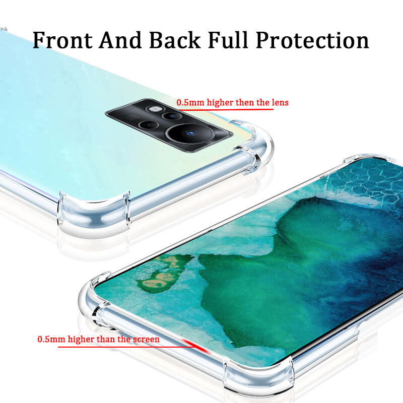 Casinglee for Infinix Note 12 G88 case Soft Transparent Full Protection clear Back Cover Infinix Note12 G88 Phone cases cover. 