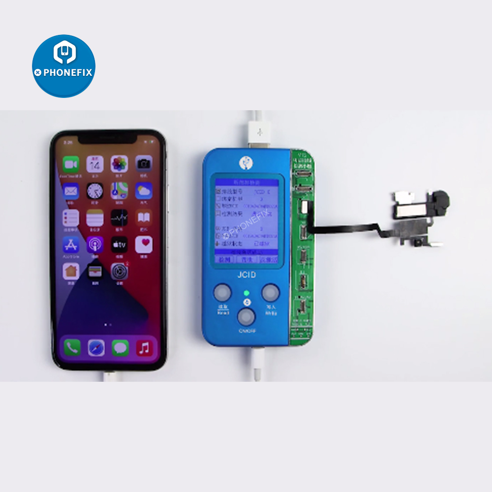 JCID Receiver FPC Proximity Light Sensor Sound Earphone Speakeeisure time r Flex Cable for iphone X 11-15 Pro Max Face ID Truetone Repair. 