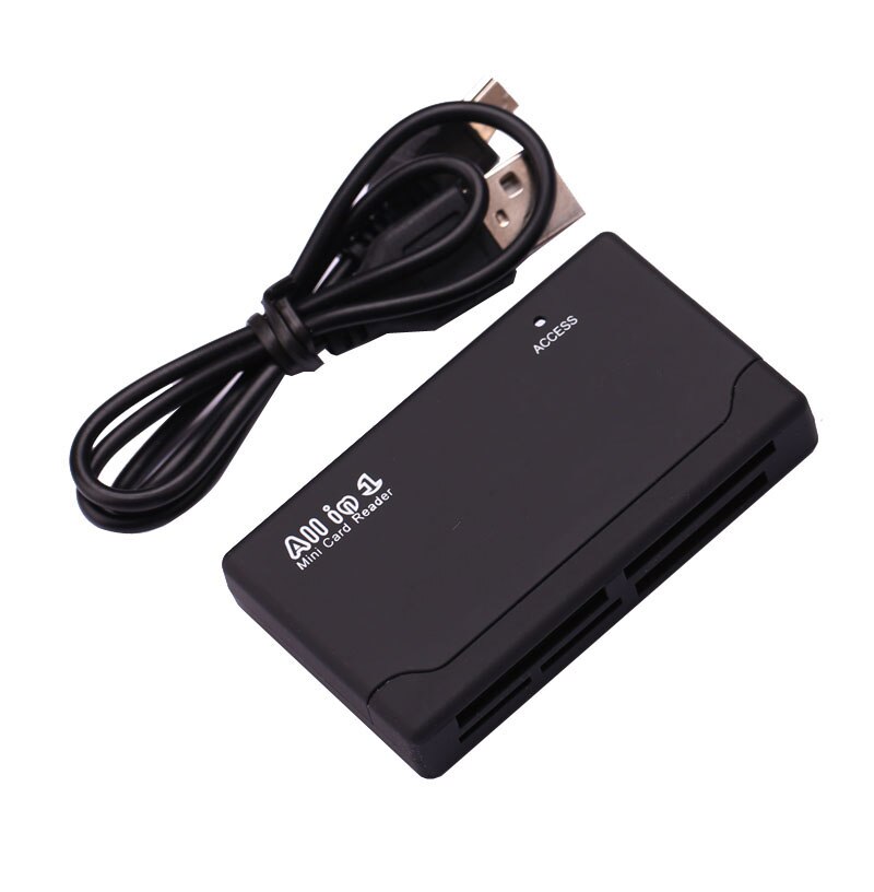 All in one 1 SB 2.0 Card Reader SD XD MMC MS CF SDHC TF Micro SD M2 Memory Card Reader Writer Adapter For Macbook PC Computes. 
