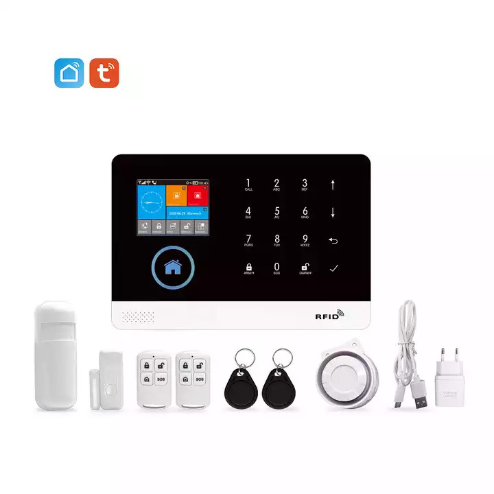 Tuya Smart Wireless Alarm WIFI Security System with Motion Detector, Gas, Magnetic Sensor. 