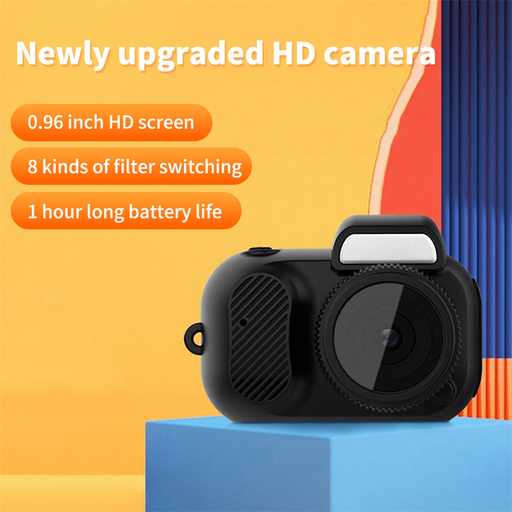 Baoer Y3000 Mini Digital Camera Loop Recording Portable HD Camera With 0.96 Inch Screen 8 Filter Effects For Kids Beginner. 