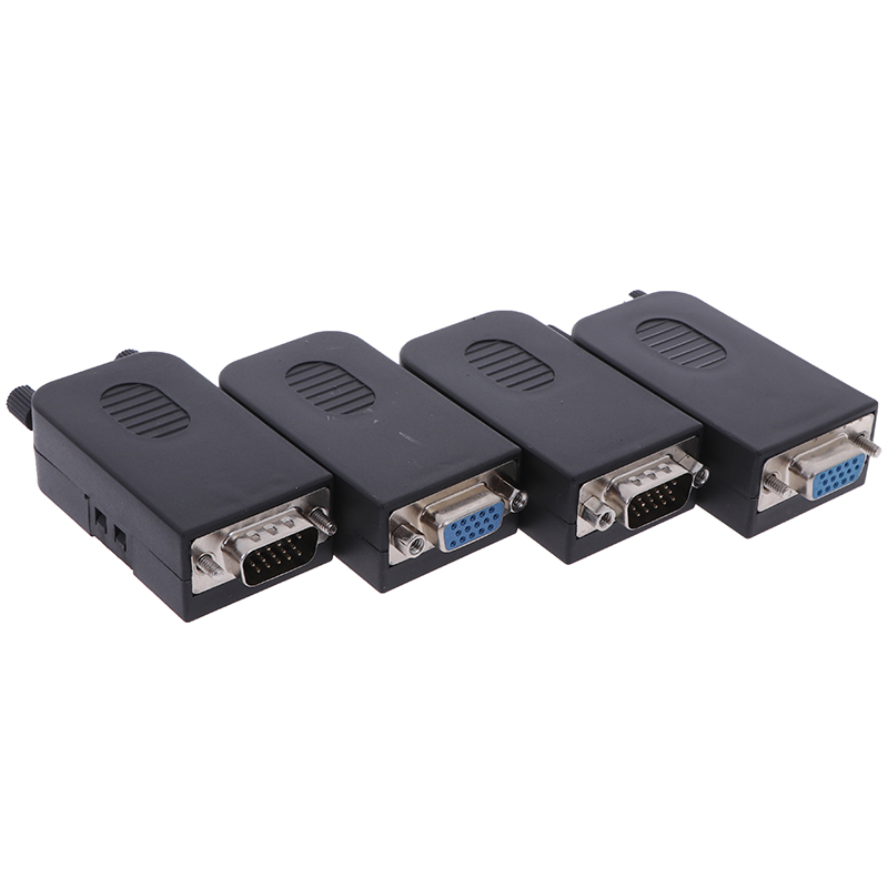 D-SUB DB15 VGA Male 3 Rows 15 Pin Plug Breakout Terminals Connector Demoo. 
