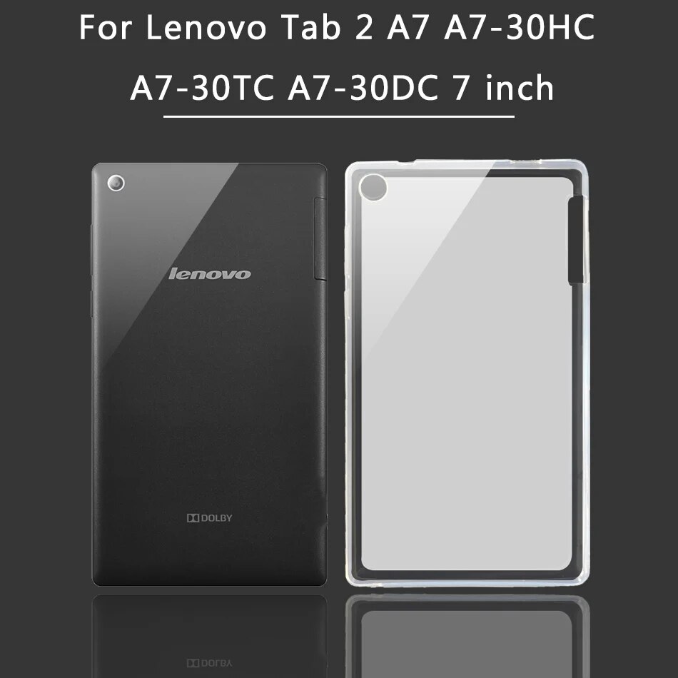 【Lejia】Silicon Case For Lenovo Tab 2 A7-30HC A7-30TC A7-30DC/Tab2 A7 A10 A7-10F/20F A10-70F/70L Cover tab TB-X103F. 