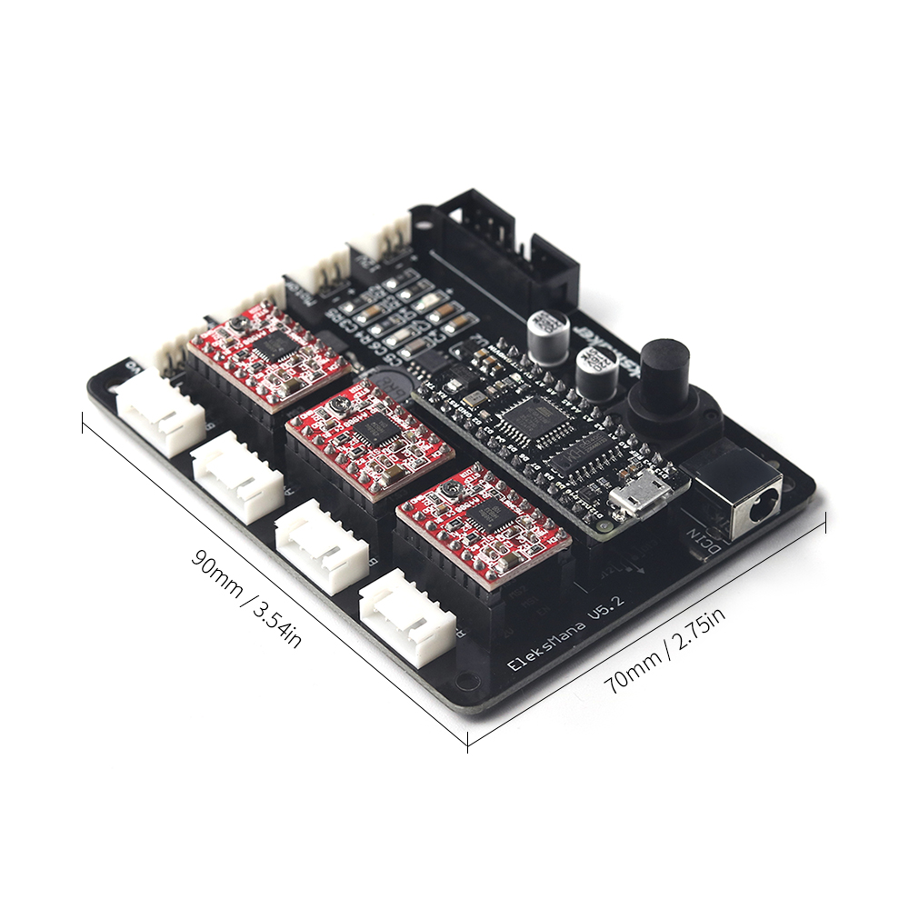 EleksMaker EleksMana XYZ 3 Axis Stepper Motor Driver Controller Board Control Panel For DIY Laser Engraver. 