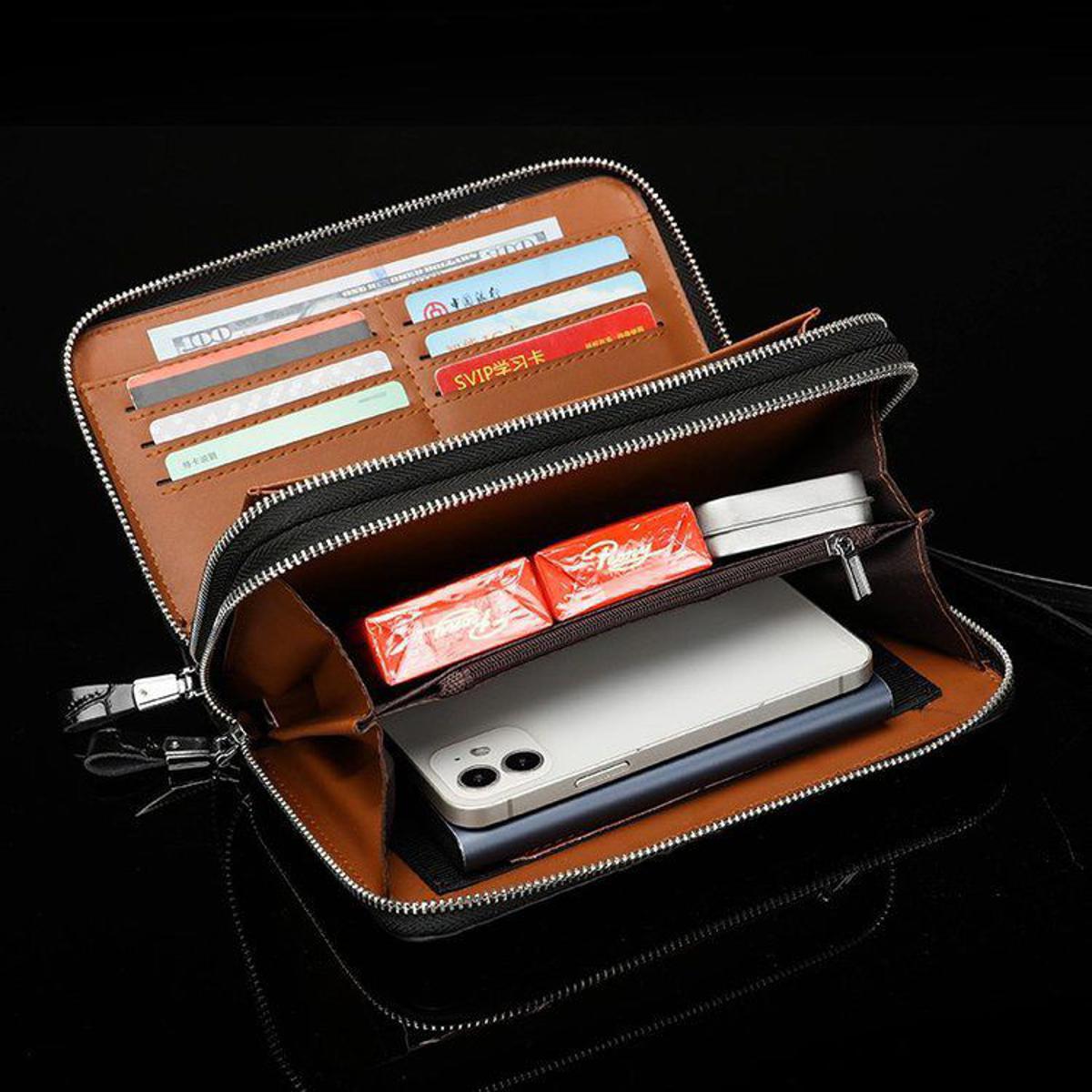 Crocodile Leather Clutch Male2023New All-Match High-End Men's
