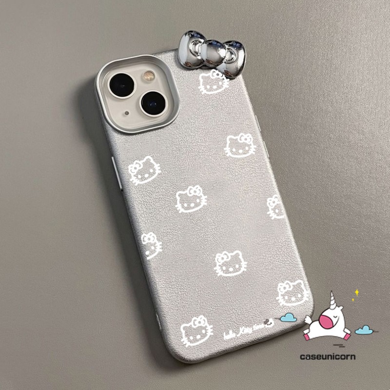 For ITEL A70 P55 Infinix Hot 30i 50i 40i 40 Smart 9 7 8 6 5 Pro Plus Hot 30 10 9 11 Play Tecno Spark 20C GO 1 10C 10 20 Pro Note 30 40Pro Cartoon Cool DIY Bow Doll Hello Kitty Case. 