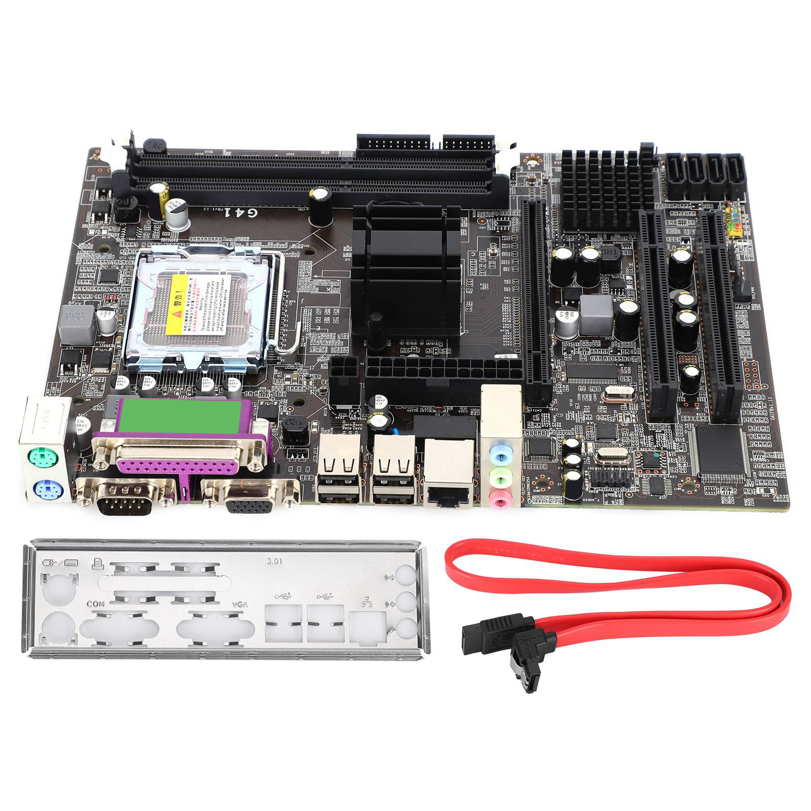 Ddr3 motherboard g41 computer motherboard g41 motherboard dual channel motherboard motherboard LGA 771 DDR3 G41 Chip Dual Channel Desktop Computer Mainboard Accessories. 