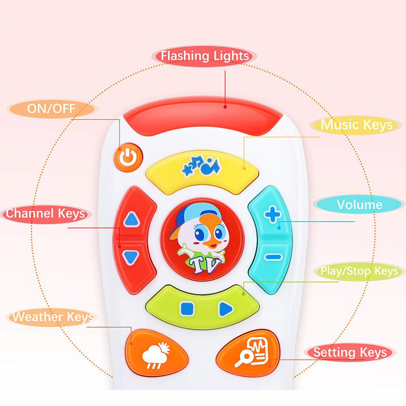 Hola TV Remote Toy for Kids Musical Learning Toy for Children Smart Interactive Toy. 