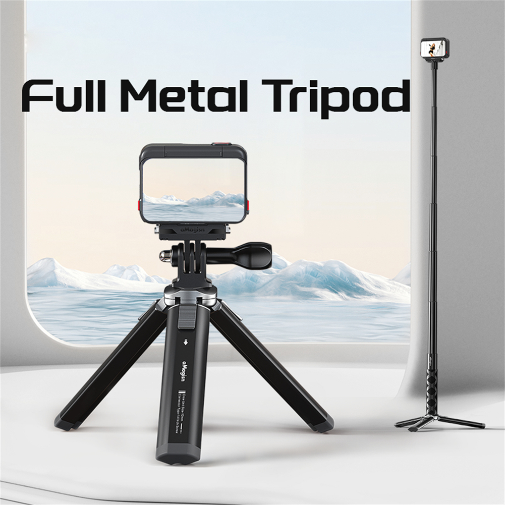Camera Tripod Aluminium Alloy Gimbal Camera Stabilizer Tabletop Tripod Selfie Stick Tripod Action Camera Accessories. 