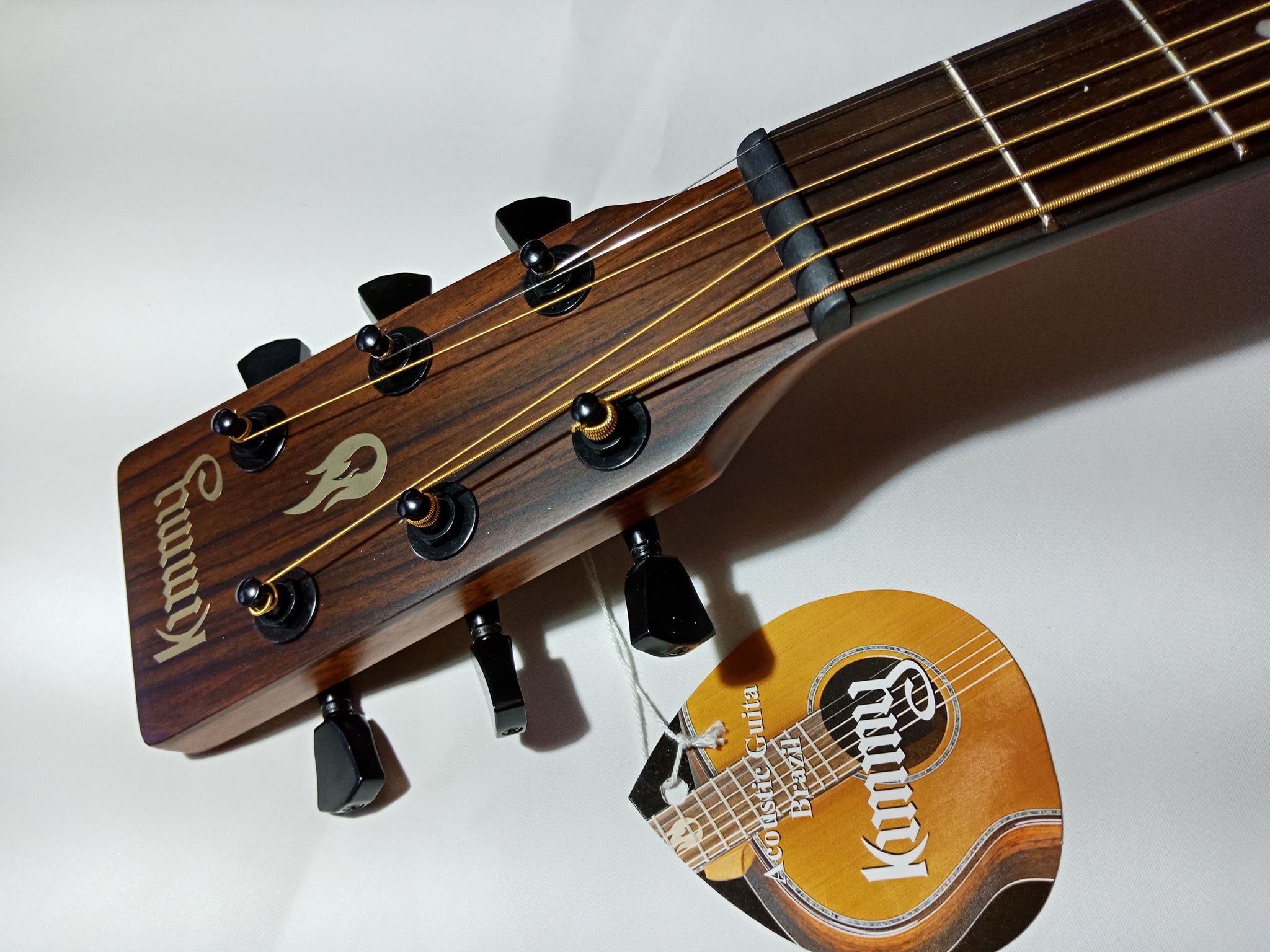 Kimmy Acostic Guitar K-305 - Wooden Color | Daraz.com.bd