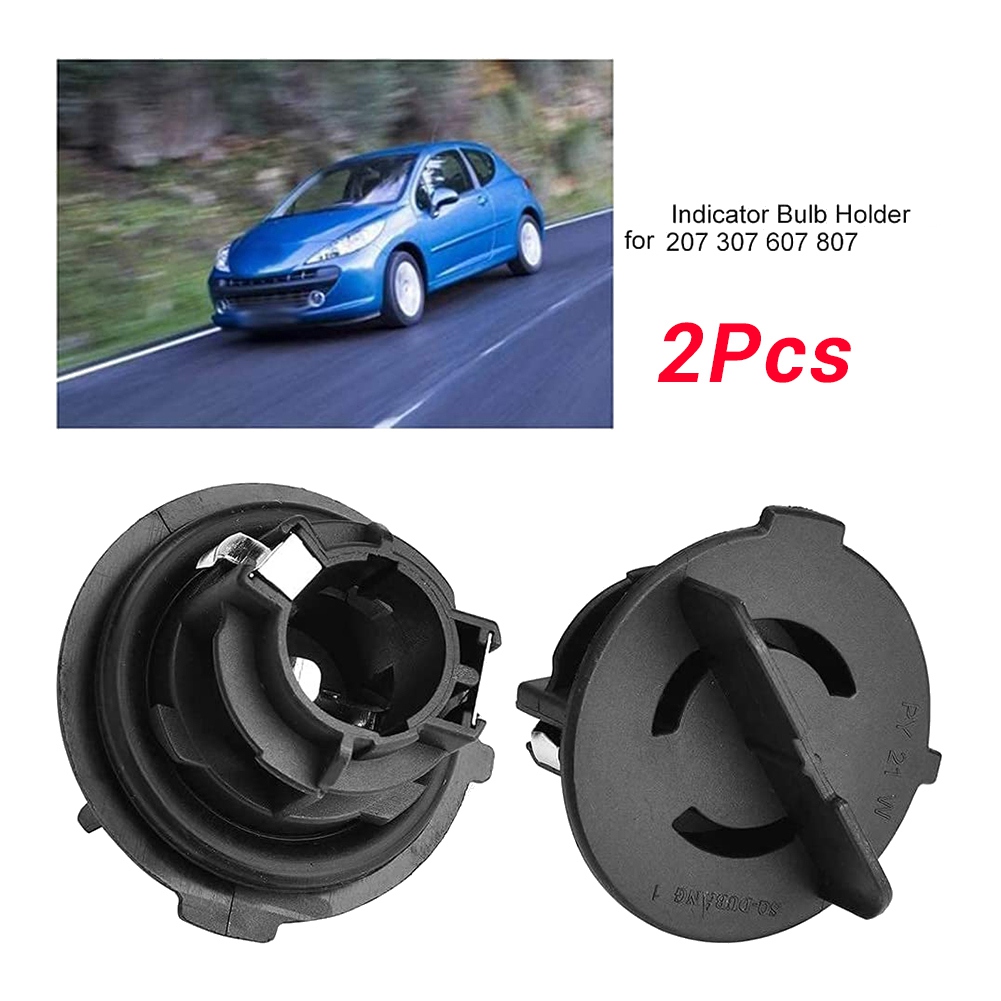 2PCS Car Indicator Bulb Holder for Peugeot 207 307 607 807 Indicator Bulb Holder Turn Signal Bulb Socket 621546. 