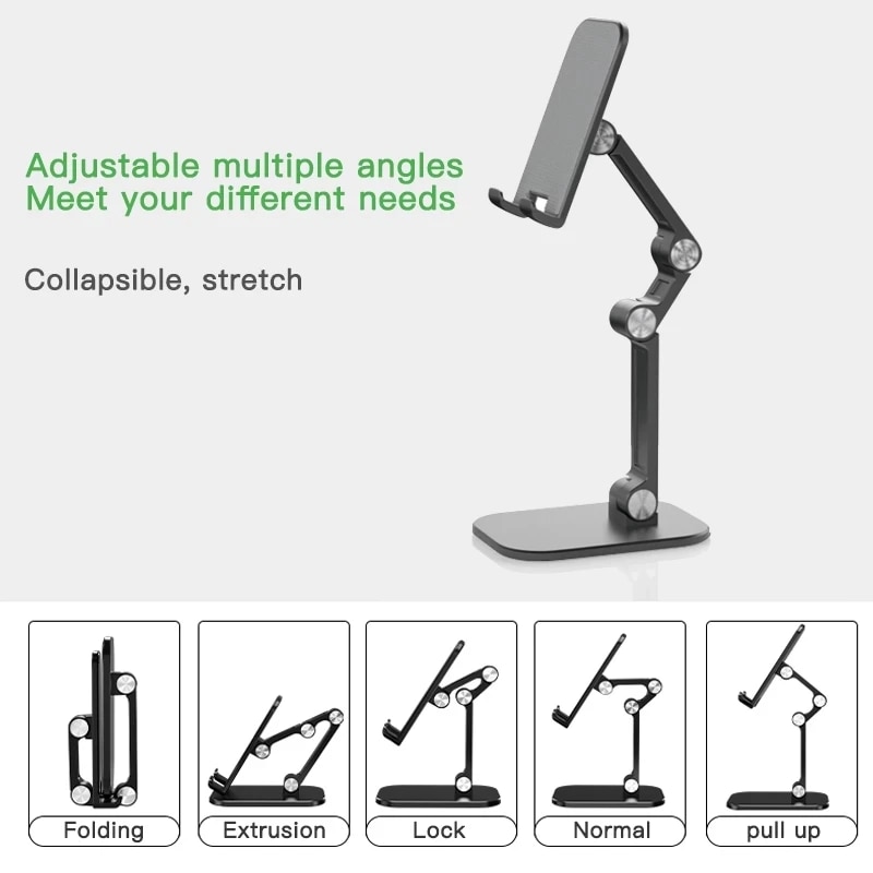 Multi-angle Adjust Mobile Phone Holders for Desk Charger Dock Station for IPhone X Samsung Huawei phone Stand Bracket. 