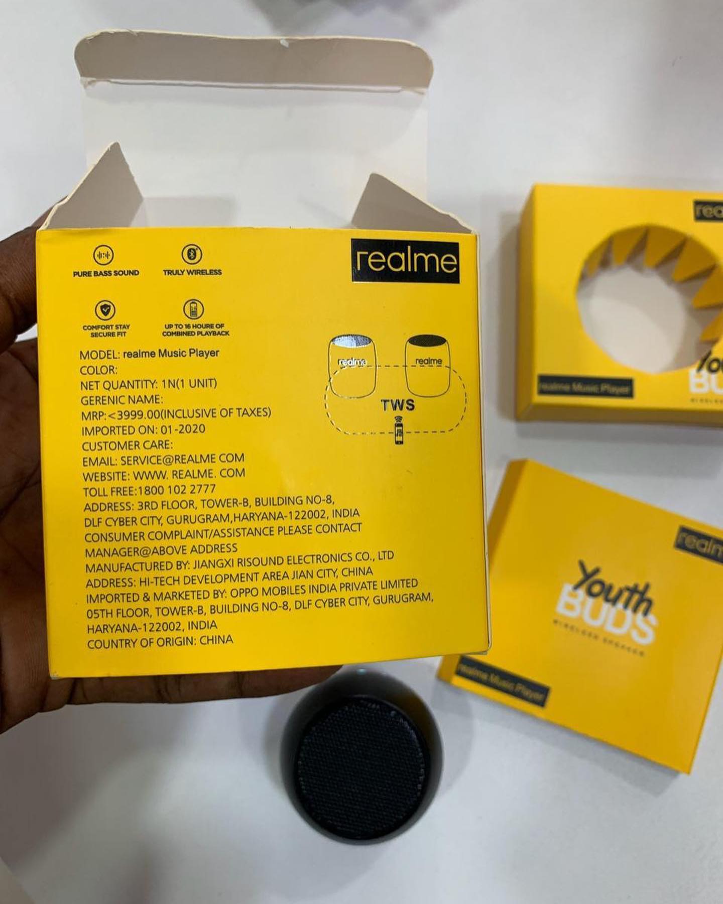 realme--Music Player Youth Buds Wireless Speaker /Bluetooth - Main Image