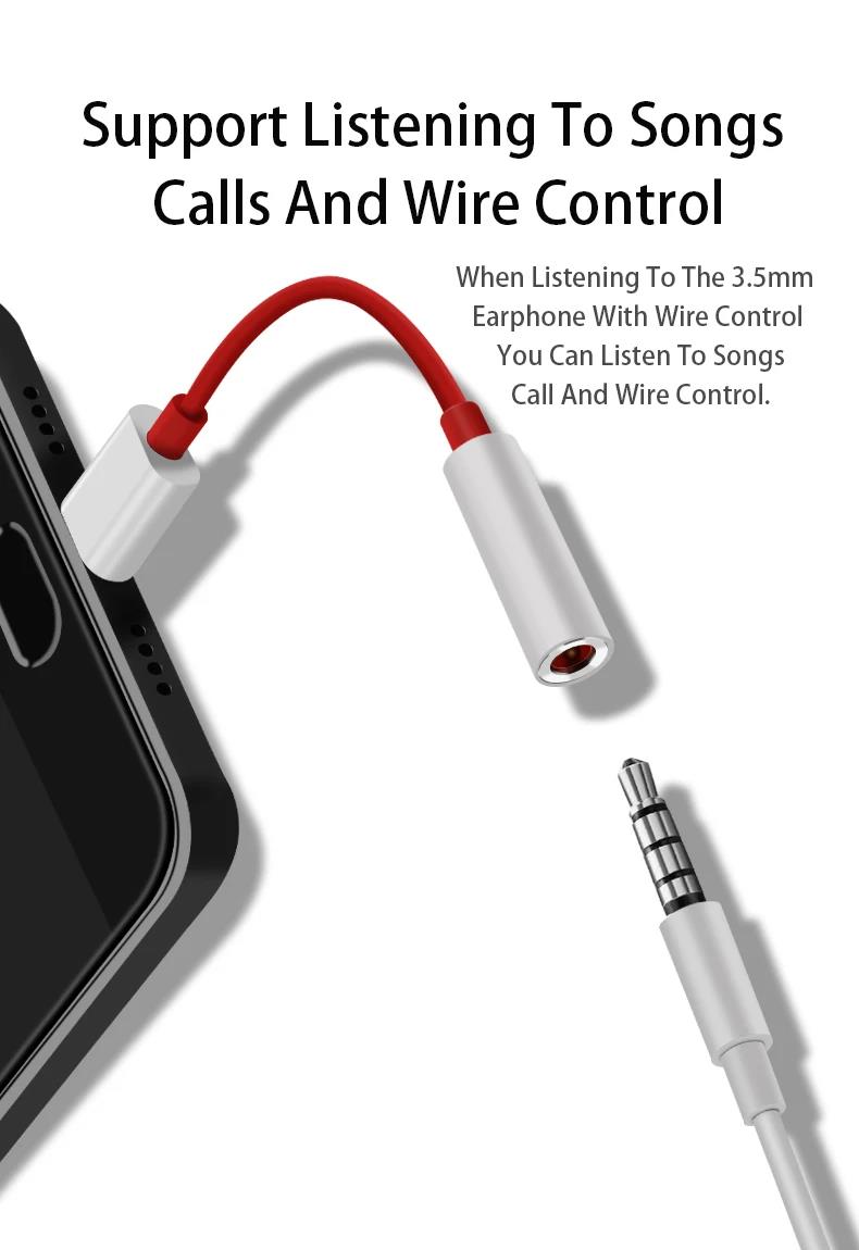 Original Oneplus Type C To 3.5mm Cable One Plus Usb C To 3. 5 Jack Aux Audio Adapter One plus 12 Open Nord CE 3 10 11 9t 9 Pro 8. 