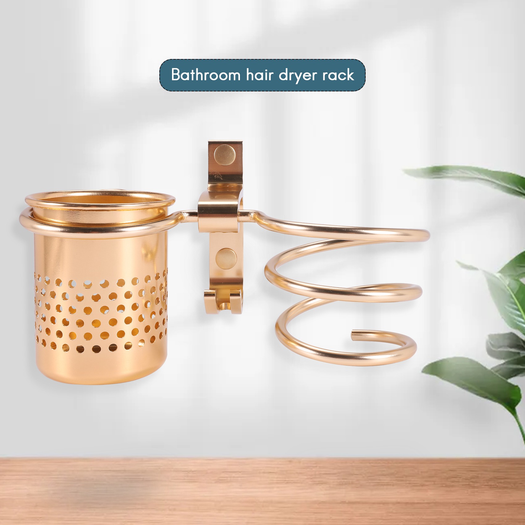 Minky Styling Dock Rose Gold Hair Dryer And Straightener Holder