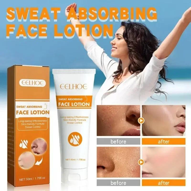 Face Antiperspirant Anti Sweat Forehead Scalp And Oily Face Control Sweat Absorbing Face Lotion Skin-friendly Formula 50ml. 