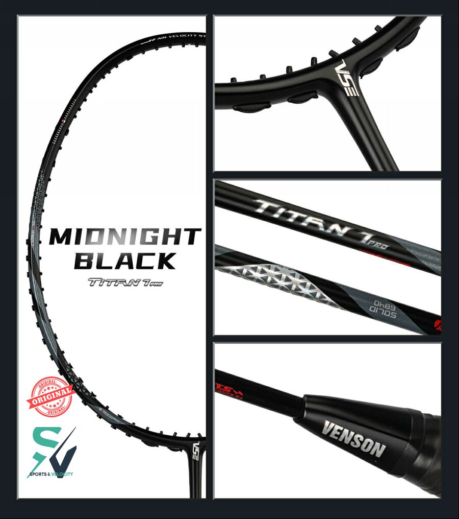 VS Original Titan 5 / Titan 7 / Titan 7 Pro / Titan 8 / Titan 9 Badminton Racket – Lightweight, Durable, High-Performance. 