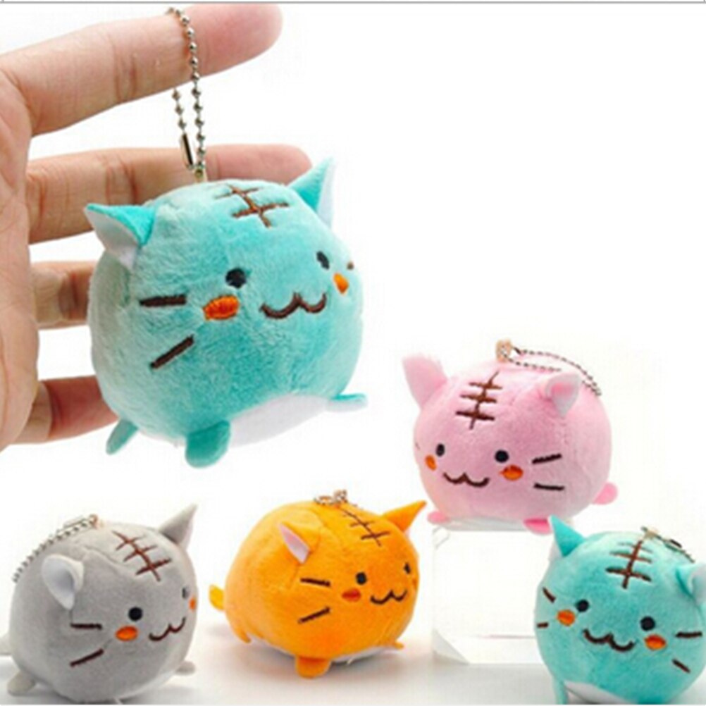 【VisioN Shop】Gift Pendant Plush Tiger Cat Squishy Kawaii Present Charms Cell Phone Straps. 