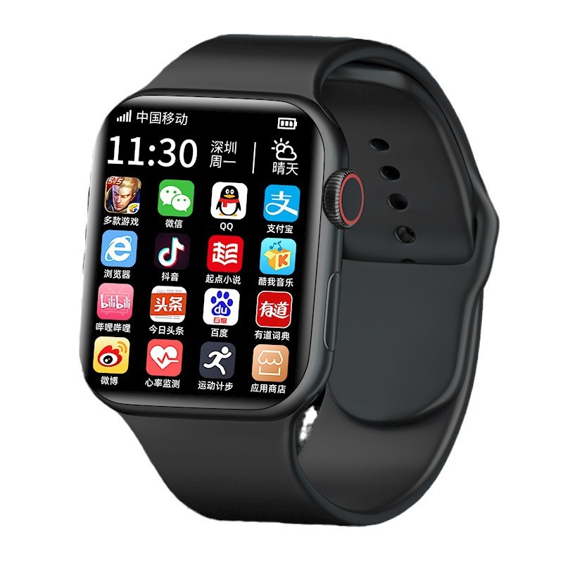 5G full network connectivity Android smart phone watch with card insertion WIFI men's and women's multifunctional NFC adult WeChat. 