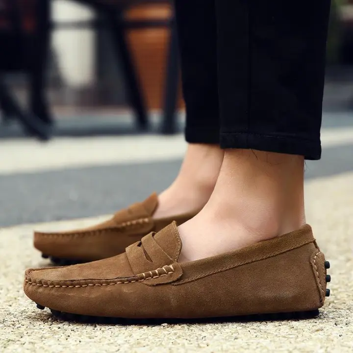 Shoes For Men Breathable Men Casual Shoes Fashion Men Shoes Leather Men  Loafers Moccasins Slip On Men's Flats Loafers Male Shoes - intl: Buy Online  at Best Prices in Bangladesh 