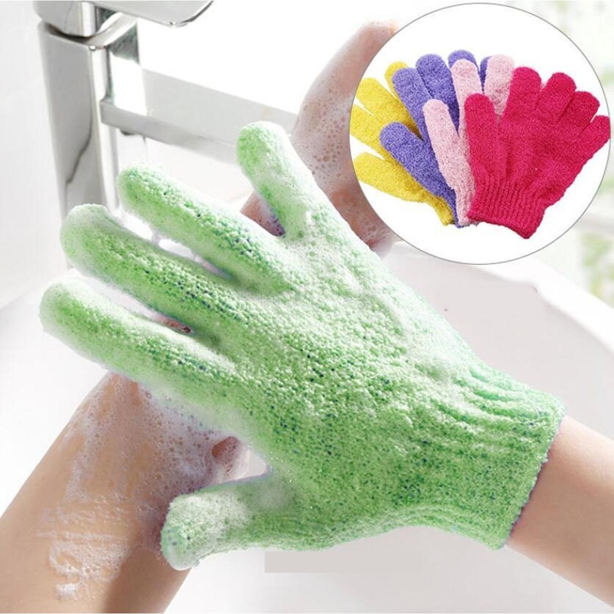 Shower Gloves Scrub Wash Mitts, Bath Gloves